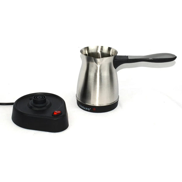 Planet Gates Portable Coffee Machine Electric Turkish Greek Coffee Maker Stainless Steel Machine Moka Pot Coffee Maker