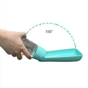 Planet Gates Portable Dog Water Bottle Dispenser For Small Large Dogs Foldable Puppy Outdoor Hiking Drinking Bowl French Bulldog Pet Supplies