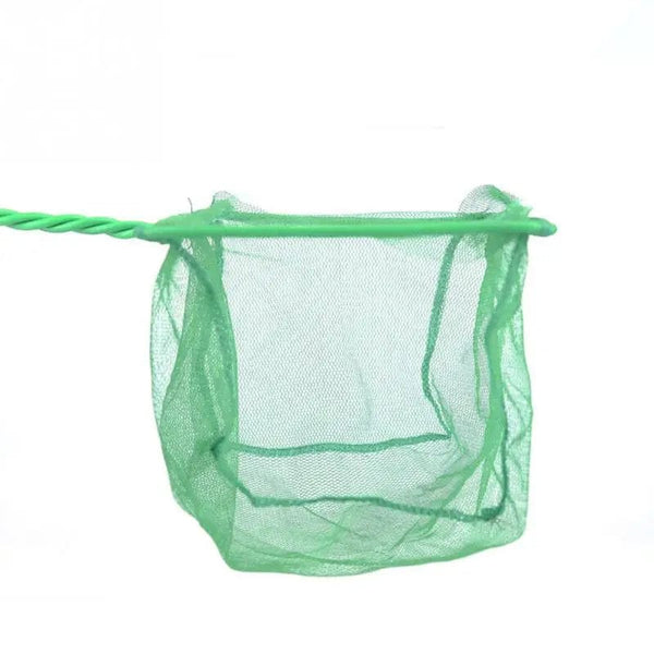 Planet Gates Portable Fish Net Long Handle Square Aquarium Accessories Fish Tank Landing Net Fishing Net Fish Floating Objects Cleaning Tool