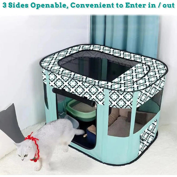 Planet Gates Portable Foldable Pet Playpen Cat Delivery Room For Pet Birthing Center Crates Kennel Outdoor Indoor Dog Playpen Travel Camping