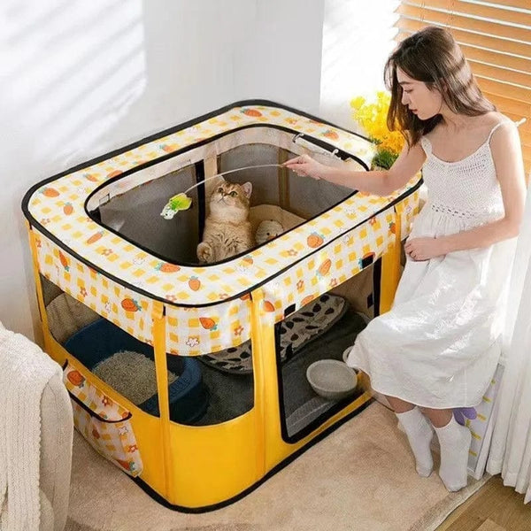Planet Gates Portable Foldable Pet Playpen Cat Delivery Room For Pet Birthing Center Crates Kennel Outdoor Indoor Dog Playpen Travel Camping