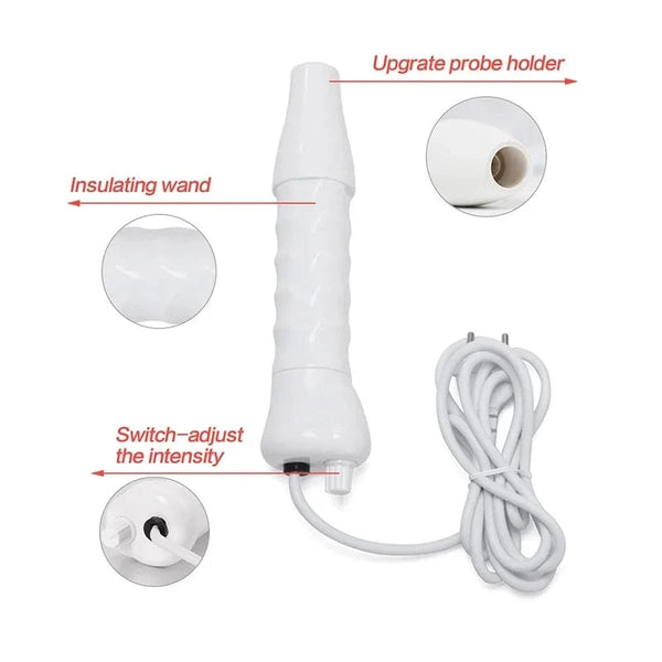 Planet Gates Portable High Frequency Facial Machine Wand Handheld Electric Face Skin Beauty Tools Acne Treatment Device