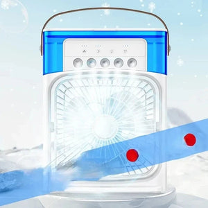 Planet Gates Portable Humidifier Fan AIr Conditioner Household Small Air Cooler Hydrocooling Portable Air Adjustment For Office 3 Speed Fan