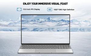 Planet Gates Portable Laptop 15.6" 32GB Ram DDR4 2TB SSD Windows 11 Notebook Pc Gamer Intel N5095 Office Computer with Backlit Fingerprint