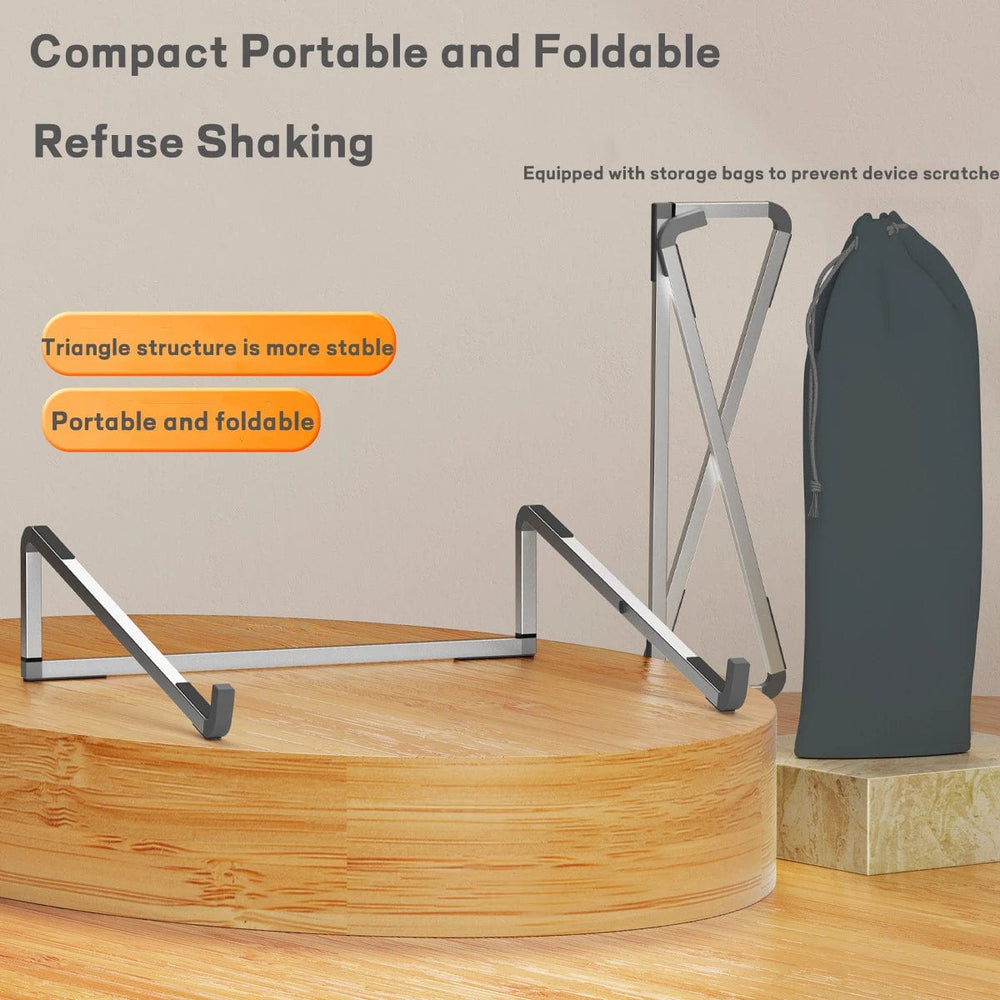 Planet Gates Portable Laptop Stand Aluminum Alloy Support Computer Bracket Ultra light Foldable Non-slip Notebook Holder for Macbook Air Pro