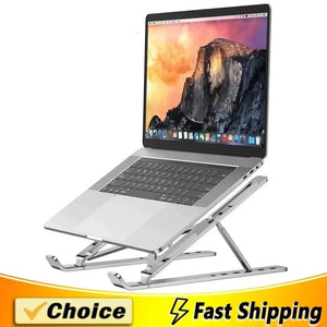 Planet Gates Portable Laptop Stand Aluminum Notebook Support Computer Bracket Macbook Air Pro Holder Accessories Foldable Lap Top Base For Pc