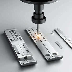 Planet Gates Portable Laptop Stand Aluminum Notebook Support Computer Bracket Macbook Air Pro Holder Accessories Foldable Lap Top Base For Pc