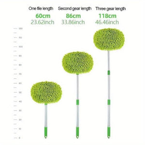 Planet Gates Portable Marine Telescopic Mop For Easy Cleaning Of Kitchen, Bathroom, Window, Car, And Boat - Washable And Efficient