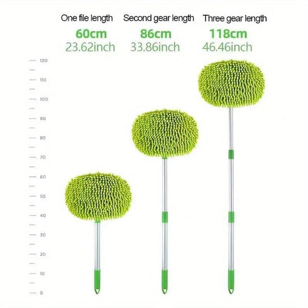 Planet Gates Portable Marine Telescopic Mop For Easy Cleaning Of Kitchen, Bathroom, Window, Car, And Boat - Washable And Efficient