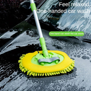 Planet Gates Portable Marine Telescopic Mop For Easy Cleaning Of Kitchen, Bathroom, Window, Car, And Boat - Washable And Efficient