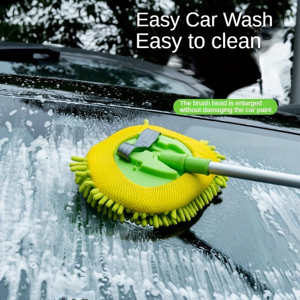 Planet Gates Portable Marine Telescopic Mop For Easy Cleaning Of Kitchen, Bathroom, Window, Car, And Boat - Washable And Efficient
