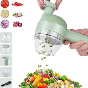 Planet Gates Portable Multifuction Electric Vegetable Chopper  Rechargeable Handheld Cordless Food Processor for Meat Garlic Pepper Onion
