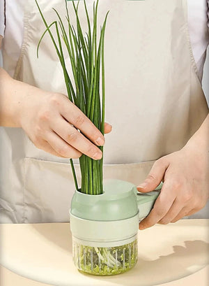 Planet Gates Portable Multifuction Electric Vegetable Chopper  Rechargeable Handheld Cordless Food Processor for Meat Garlic Pepper Onion