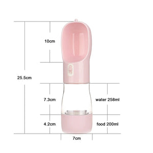 Planet Gates Portable Pet Dog Water Bottle For Small Large Dogs Travel Puppy Cat Drinking Bowl Outdoor Pet Water Dispenser Feeder Pet Product