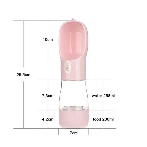 Planet Gates Portable Pet Dog Water Bottle For Small Large Dogs Travel Puppy Cat Drinking Bowl Outdoor Pet Water Dispenser Feeder Pet Product