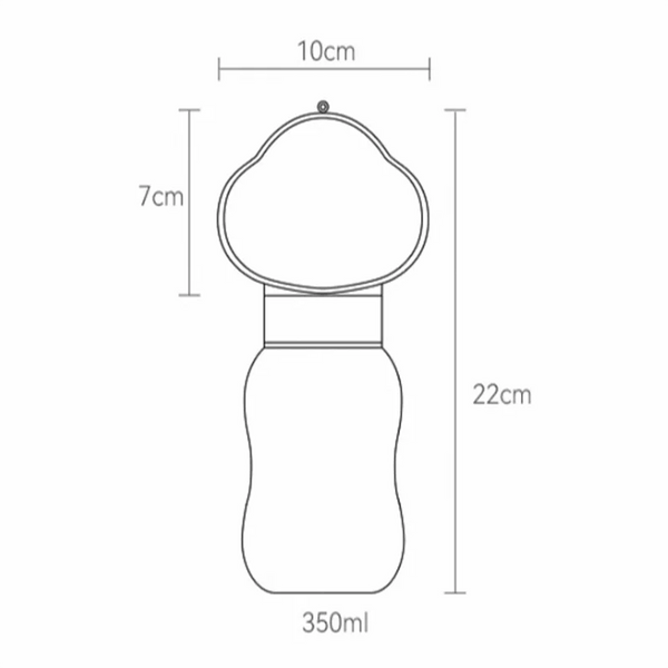 Planet Gates Portable Pet Dog Water Bottle For Small Large Dogs Travel Puppy Cat Drinking Bowl Outdoor Pet Water Dispenser Feeder Pet Product