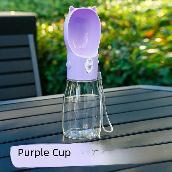 Planet Gates Portable Pet Water Bottle Dog Drinking Water Dispenser Feeding Outdoor Dog Walking Cup Supplies Abspc Material