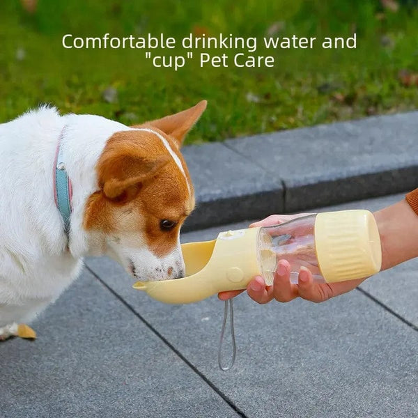 Planet Gates Portable Pet Water Bottle Dog Drinking Water Dispenser Feeding Outdoor Dog Walking Cup Supplies Abspc Material