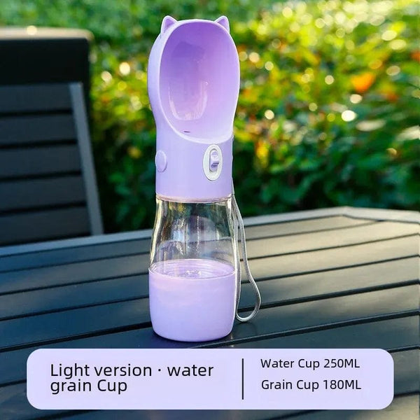 Planet Gates Portable Pet Water Bottle Dog Drinking Water Dispenser Feeding Outdoor Dog Walking Cup Supplies Abspc Material