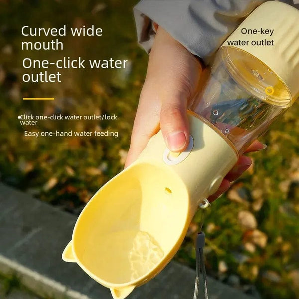Planet Gates Portable Pet Water Bottle Dog Drinking Water Dispenser Feeding Outdoor Dog Walking Cup Supplies Abspc Material
