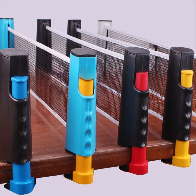 Planet Gates Portable Ping Pong Net Rack Anywhere Retractable Rack Replacement Quality Plastic Table Tennis Net Exercise Accessories