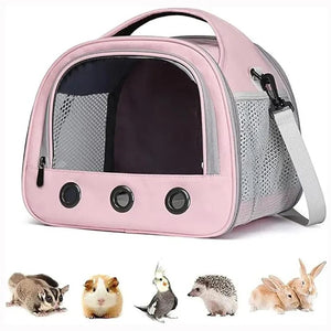 Planet Gates Portable Small Animal Carrier Bag Guinea Pig Carrier Cage Pet Carrier for Hamster Hedgehog Parrots Rat and Other Small Animals