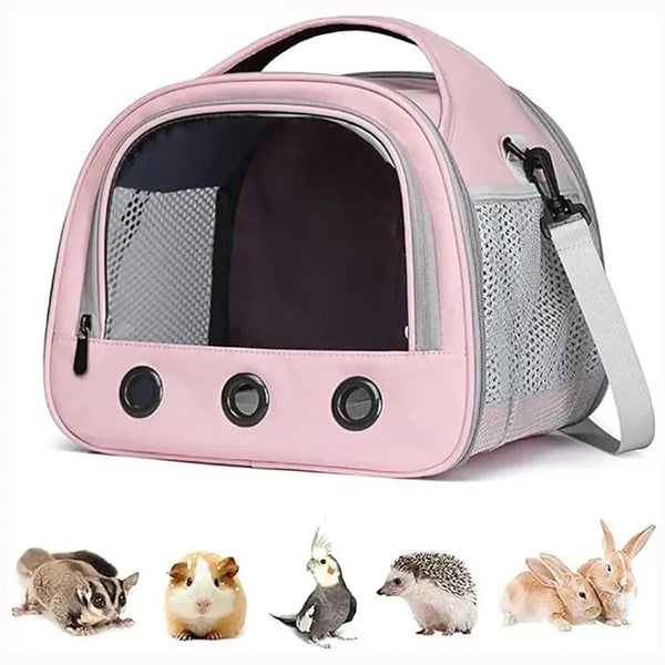Planet Gates Portable Small Animal Carrier Bag Guinea Pig Carrier Cage Pet Carrier for Hamster Hedgehog Parrots Rat and Other Small Animals