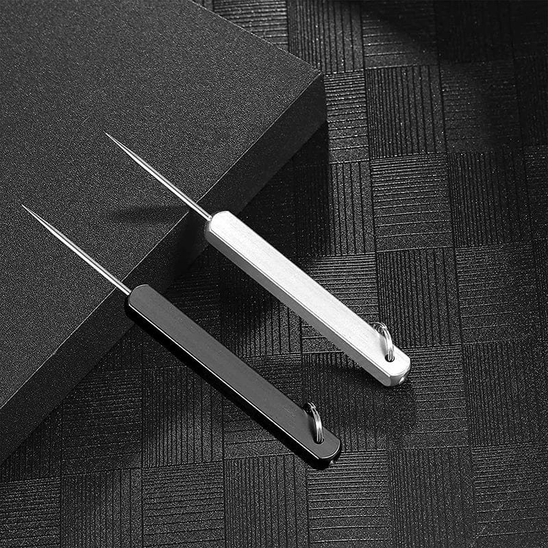 Planet Gates Przenośne tytanowe wykałaczki Kieszonkowe wykałaczki Metalowy uchwyt na wykałaczki Na zewnątrz Piknik Kemping Wygodne Wysokiej Jakości Wykałaczki