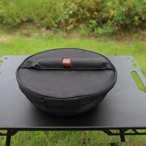 Planet Gates Pot Outdoor Frying Pan With Handle Storage Bag For Camping Hiking Picnic Cookware Portable Wok Lightweight Non-stick Frying Pan New