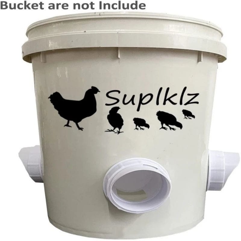 Planet Gates Poultry Professional Feeder Disposable Pigeon Farm Poultry Feeding Supplies Gravity Feed Kit
