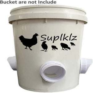 Planet Gates Poultry Professional Feeder Disposable Pigeon Farm Poultry Feeding Supplies Gravity Feed Kit