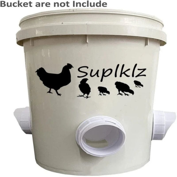 Planet Gates Poultry Professional Feeder Disposable Pigeon Farm Poultry Feeding Supplies Gravity Feed Kit