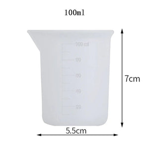 Planet Gates Pour Split Cup Silicone Epoxy Mix For Paint Pouring Cups DIY Resin Tool Epoxy Resin Acrylic Paint Resin Mold Jewelry Making Tool