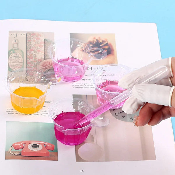 Planet Gates Pour Split Cup Silicone Epoxy Mix For Paint Pouring Cups DIY Resin Tool Epoxy Resin Acrylic Paint Resin Mold Jewelry Making Tool