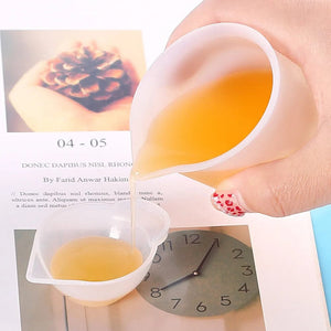 Planet Gates Pour Split Cup Silicone Epoxy Mix For Paint Pouring Cups DIY Resin Tool Epoxy Resin Acrylic Paint Resin Mold Jewelry Making Tool