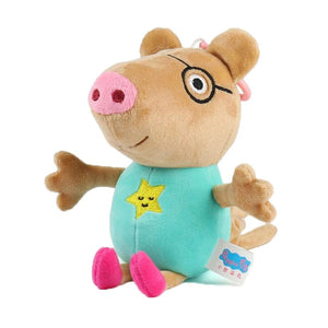 Planet Gates PP057 19cm 100% Genuine PEPPA PIG Stuffed Soft Doll Peppa George Zoe Suzy Rebecca Emily Danny Pedro bear Dinosaur Children Plush toy