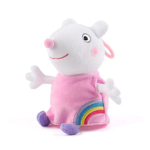 Planet Gates PP058 19cm 100% Genuine PEPPA PIG Stuffed Soft Doll Peppa George Zoe Suzy Rebecca Emily Danny Pedro bear Dinosaur Children Plush toy