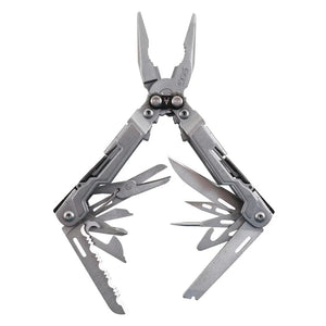 Planet Gates PP1001 / CHINA / 5 Inches SOG 18 in 1 PowerPint Multi-Tool Pliers Mini EDC Fishing Folding Hand Tools Outdoor Survival Camping Equipments- PP1001/1002-CP