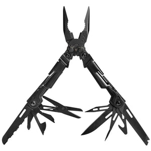 Planet Gates PP1002 / 5 Inches SOG 18 in 1 PowerPint Multi-Tool Pliers Mini Folding Hand Tools Portable EDC Outdoor Survival Camping Equipments PP1001/1002-CP