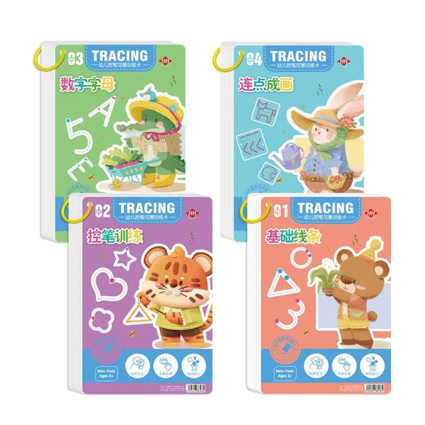 Planet Gates Practice Copybook Control Training Book Magical Tracing Workbook Reusable Magic Children Montessori Drawing Education Stationery