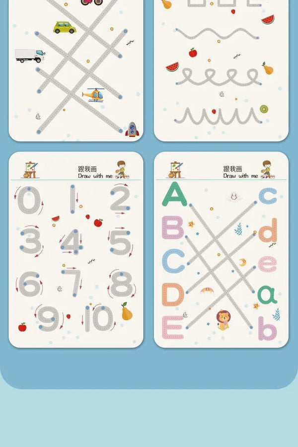 Planet Gates Practice Copybook Control Training Book Magical Tracing Workbook Reusable Magic Children Montessori Drawing Education Stationery