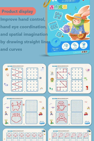 Planet Gates Practice Copybook Control Training Book Magical Tracing Workbook Reusable Magic Children Montessori Drawing Education Stationery