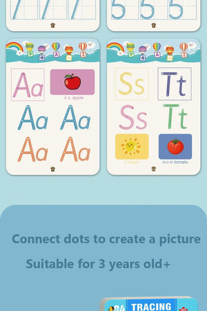 Planet Gates Practice Copybook Control Training Book Magical Tracing Workbook Reusable Magic Children Montessori Drawing Education Stationery