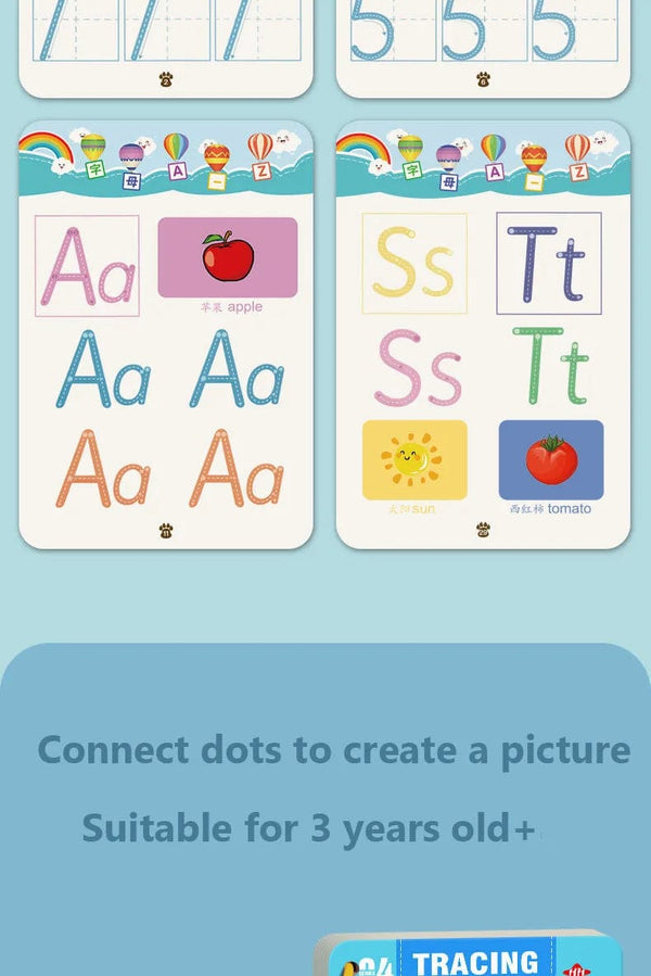 Planet Gates Practice Copybook Control Training Book Magical Tracing Workbook Reusable Magic Children Montessori Drawing Education Stationery