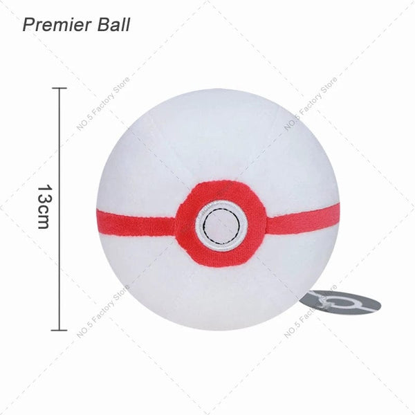 Planet Gates Premier Ball 9Styles Pokemon Plush Pokeball Stuffed Toy Master Ball Poke Ball Great Ball Beast Ball Dusk Ball Hisuian Ultra Ball Peluche Doll