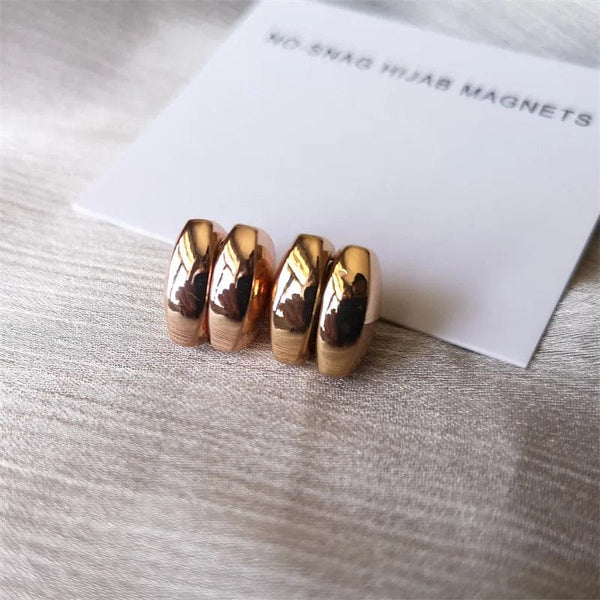 Planet Gates Premium 1 Pair Triangle Strong Magnet Hijabs Clip Accessories Muslim Women's Safety No Hole Fixed Turban Scarf Pins Brooches