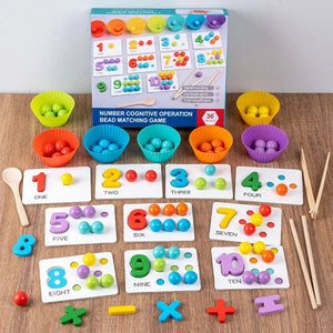 Planet Gates Premium Model Children's math teaching aids, baby number cognition, arithmetic matching, educational early education toys, Montessori teaching