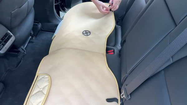 Planet Gates Premium Quality Car Seat Cover - Plush and Comfortable Rear Seat Accessories - 1pc