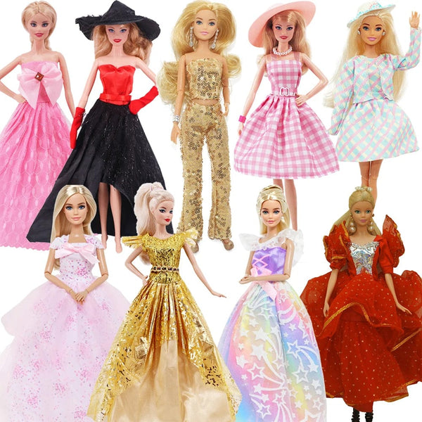 Planet Gates Pretty Doll Longuette Evening Dress For Barbie Doll Clothes Accessories,Toys For Girls,Birthday Present  Christmas Gift