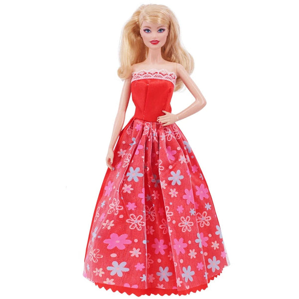 Planet Gates Pretty Doll Longuette Evening Dress For Barbie Doll Clothes Accessories,Toys For Girls,Birthday Present  Christmas Gift